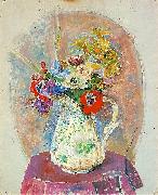 Zygmunt Waliszewski Flowers oil on canvas